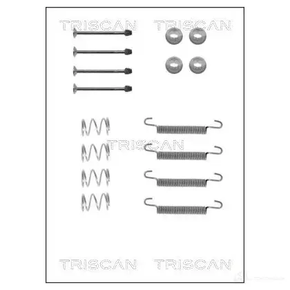 Ремкомплект колодок ручника TRISCAN OY XAYGA 8105242562 1115565 5709147205532