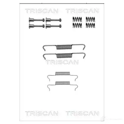 Ремкомплект колодок ручника TRISCAN 1115450 5709147547144 2LVF EP 8105172468 изображение 0