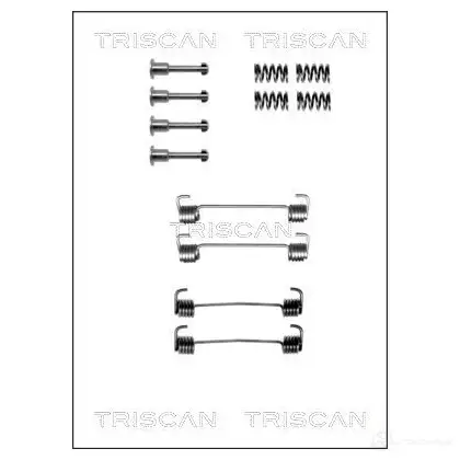 Ремкомплект колодок ручника TRISCAN 5709147017067 1115282 8105112335 C5S1 3KM изображение 0