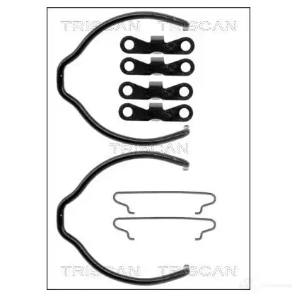 Ремкомплект колодок ручника TRISCAN 1115608 8105272576 4U 2TWF 5709147205396 изображение 0