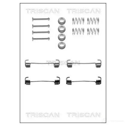 Ремкомплект колодок ручника TRISCAN 4BPVMZ S 1115280 8105112058 5709147016497 изображение 0