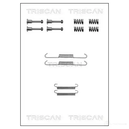 Ремкомплект колодок ручника TRISCAN 8M5Q 8NE 5709147205501 1115621 8105282565 изображение 0