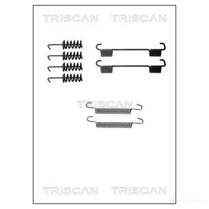 Ремкомплект колодок ручника TRISCAN 8105102586 5709147546291 1CNEL 00 1115230