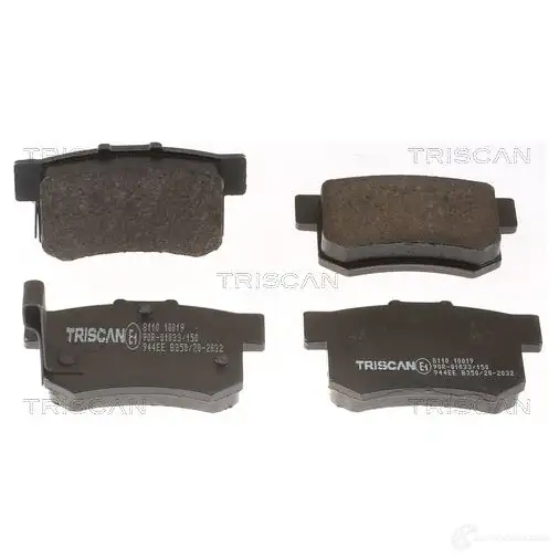 Тормозные колодки, комплект TRISCAN 811010019 5709147278185 O 0IUJVL 1115928