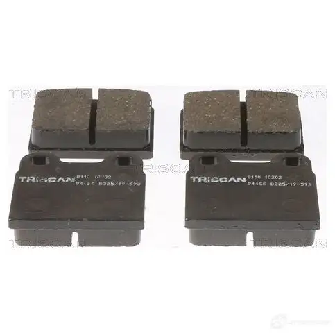 Тормозные колодки, комплект TRISCAN 1115946 5709147248775 811010202 2V XH1G
