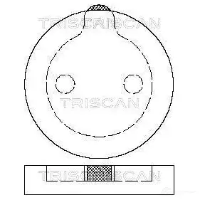 Тормозные колодки, комплект TRISCAN 811038786 1117070 5709147283691 CSZ 0B