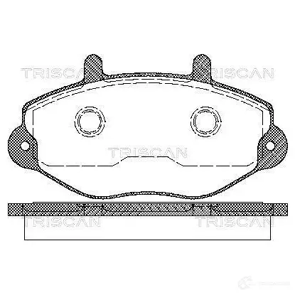 Тормозные колодки, комплект TRISCAN I12U 9CO 5709147282779 1116513 811016970 изображение 0