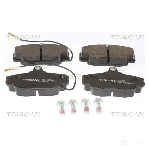 Тормозные колодки, комплект TRISCAN 811010041 1115935 5709147248768 E0 BITT