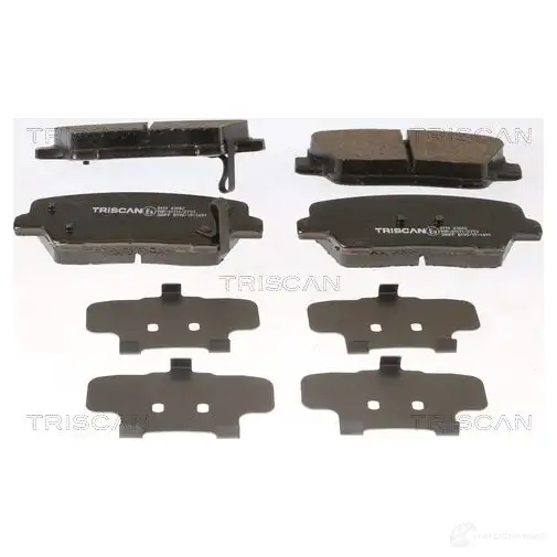 Тормозные колодки, комплект TRISCAN 811043042 MVV 54M 5710476159762 1117210