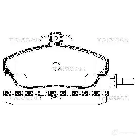 Тормозные колодки, комплект TRISCAN Q XSH13U 5709147702901 811017012 1116523