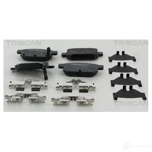 Тормозные колодки, комплект TRISCAN P80IE 4D 811069021 5710476170460 1117343