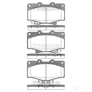 Тормозные колодки, комплект TRISCAN 5709147852347 811013052 I8DT 1 1116224 изображение 0