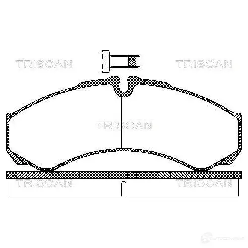 Тормозные колодки, комплект TRISCAN 811015028 D S07SM 1116396 5709147882375