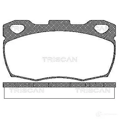 Тормозные колодки, комплект TRISCAN 811017003 1116515 CSTT JL 5709147282809