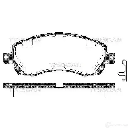 Тормозные колодки, комплект TRISCAN 3LK SH 5709147645499 811068172 1117302 изображение 0