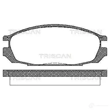 Тормозные колодки, комплект TRISCAN 5709147705421 811014010 1116310 U86ZE 9