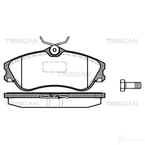 Тормозные колодки, комплект TRISCAN 5709147769201 G5GJ 2 1116856 811028021