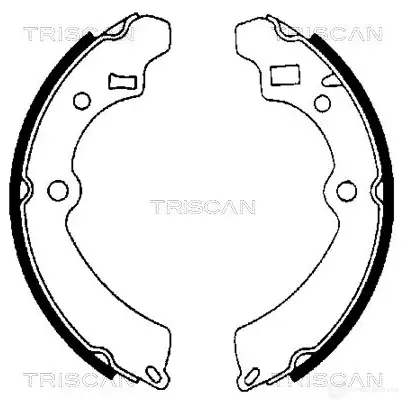 Барабанные тормозные колодки, комплект TRISCAN 810069521 TMT CW6 1115079 5709147014592