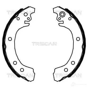 Барабанные тормозные колодки, комплект TRISCAN 810013049 5710476032393 1114705 XH 5I77H