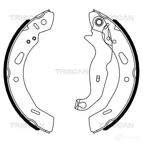 Барабанные тормозные колодки, комплект TRISCAN 5710476079305 810016013 7 03KIQ9 1114792 изображение 0