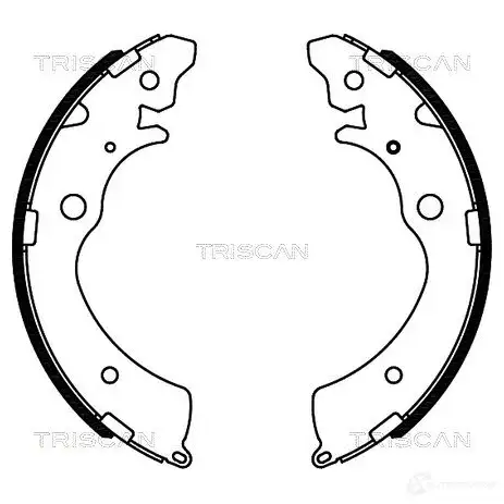 Барабанные тормозные колодки, комплект TRISCAN 810040508 5709147014486 1114967 M 2BKG изображение 0