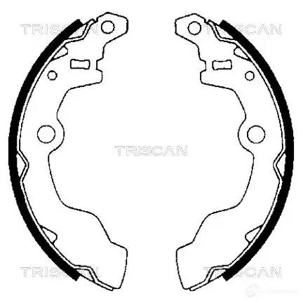 Барабанные тормозные колодки, комплект TRISCAN 810069002 1115068 5709147924532 GDT6 3G4