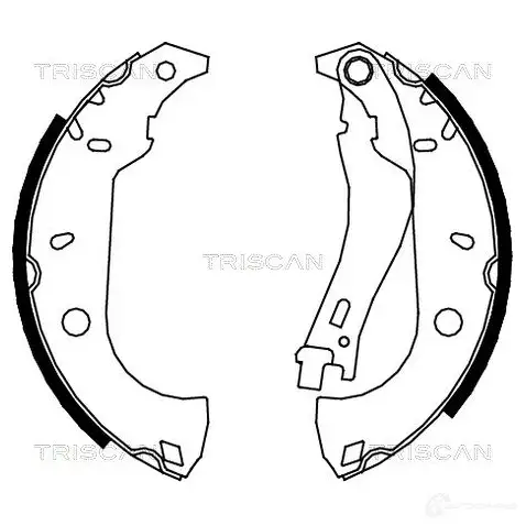 Барабанные тормозные колодки, комплект TRISCAN 810015483 A AMH26M 5709147014301 1114776 изображение 0