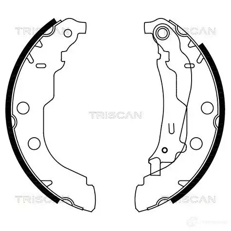 Барабанные тормозные колодки, комплект TRISCAN 5709147332511 GYBR OZ 810028582 1114930 изображение 0