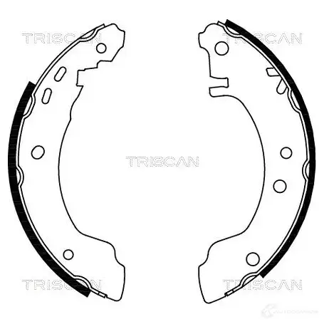 Барабанные тормозные колодки, комплект TRISCAN 810014531 AQH CWJ4 1114749 5709147014677