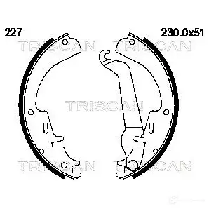 Барабанные тормозные колодки, комплект TRISCAN 810016517 0 AXCGJ 1114809 5709147014554 изображение 0