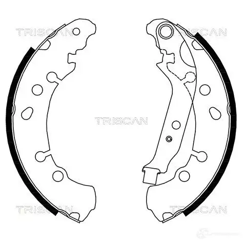 Барабанные тормозные колодки, комплект TRISCAN SFVM F 1114703 5710476028624 810013048 изображение 0