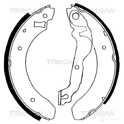 Барабанные тормозные колодки, комплект TRISCAN JHS JM 1114802 5709147013403 810016376 изображение 0