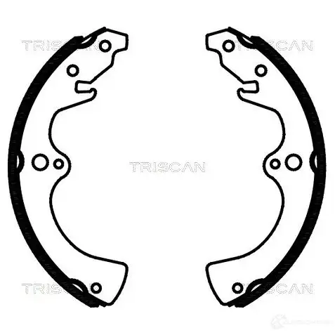 Барабанные тормозные колодки, комплект TRISCAN 95U 72 1114626 5710476154835 810010036
