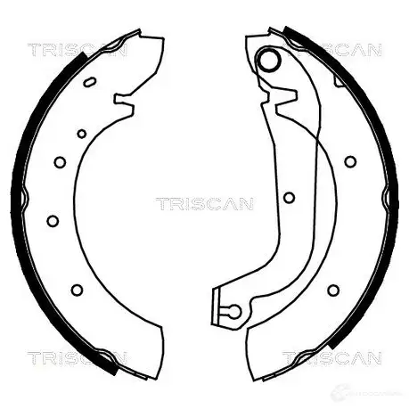 Барабанные тормозные колодки, комплект TRISCAN 6FCK R 1114774 5709147014288 810015480 изображение 0