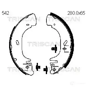 Барабанные тормозные колодки, комплект TRISCAN 1114815 3D1C3 F 5709147122235 810016542 изображение 0