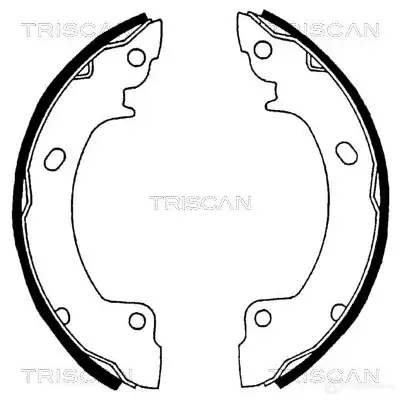 Барабанные тормозные колодки, комплект TRISCAN 1115023 6GDG M 810043529 5709147123690 изображение 0