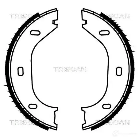 Тормозные колодки ручника, комплект TRISCAN 810010290 5709147012703 1114638 L2 OWL изображение 0
