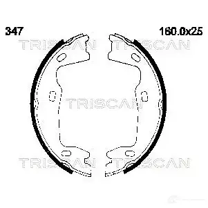 Тормозные колодки ручника, комплект TRISCAN 5709147013137 1114894 TS F6OK 810024347 изображение 0