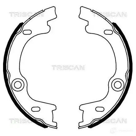 Тормозные колодки ручника, комплект TRISCAN 5710476032331 8 1NXSH 1114842 810018010