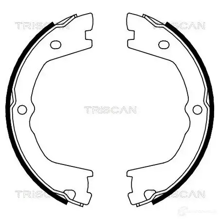 Тормозные колодки ручника, комплект TRISCAN 810015019 HPDST VZ 5709147531341 1114762 изображение 0