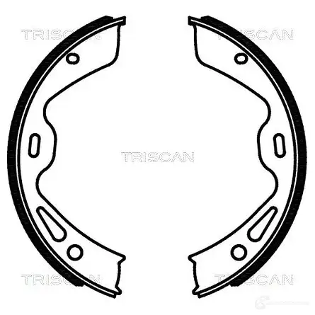 Тормозные колодки ручника, комплект TRISCAN 1114855 J04 8R 5710476208521 810020004 изображение 0