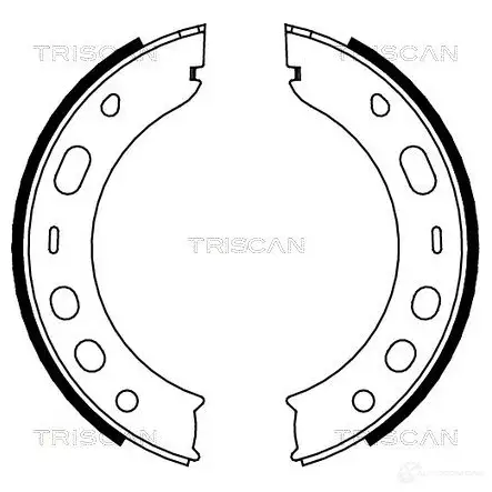 Тормозные колодки ручника, комплект TRISCAN JD7U GJD 5709147531396 810020001 1114852 изображение 0