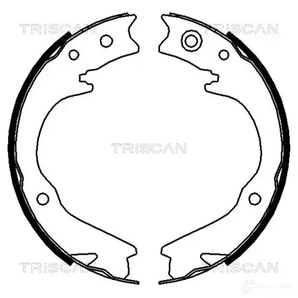Тормозные колодки ручника, комплект TRISCAN 1115059 810068003 N ITI3 5710476028556 изображение 0