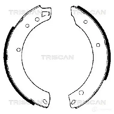 Тормозные колодки ручника, комплект TRISCAN 1114624 810010034 2 NBWZ 5710476080295 изображение 1
