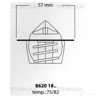Термостат ож TRISCAN 5709147075715 86201882 J0U 8Z 1148637
