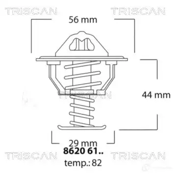 Термостат ож TRISCAN 18OWO Z 5709147076828 86206182 1148989 изображение 0