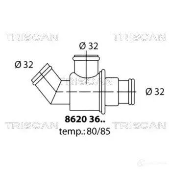 Термостат ож TRISCAN 5709147076354 86203680 1148859 J45 3WKS