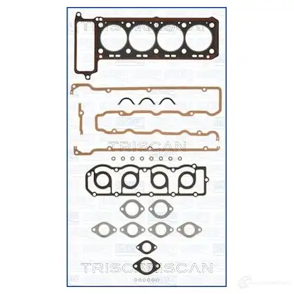 Комплект прокладок головки блока TRISCAN T VD70 8427769280115 1113423 5981010 изображение 0