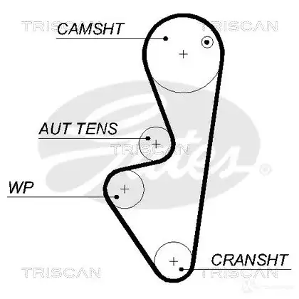 Ремень ГРМ TRISCAN QY14 DI 1152035 86455574xs - Изображение 1