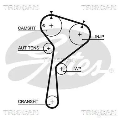 Ремень ГРМ TRISCAN 86455675xs AIO YU 1152118